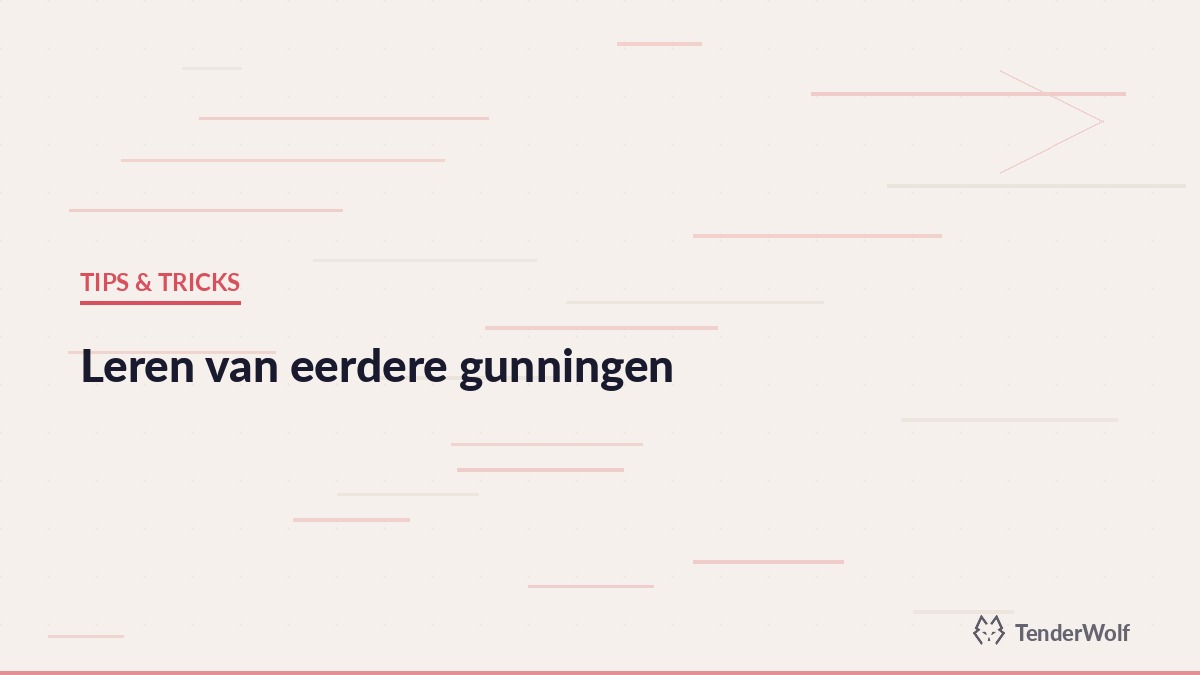 Analyse van gegunde overheidsopdrachten en marktinzicht